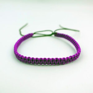Náramek fialovo-zelený