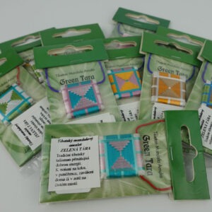 Tibetský talisman Zelená Tára