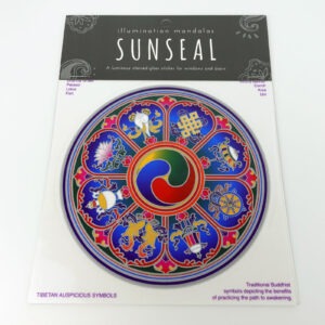 Nálepka na sklo Osm šťastných symbolů