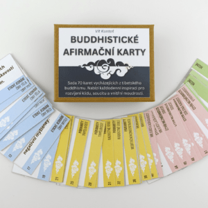 Buddhistické afirmační karty
