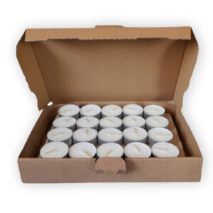 Přírodní čajové svíčky 40 ks