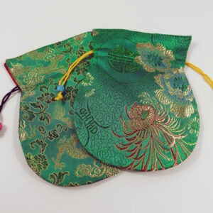 Brokátový pytlík zelený